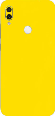 BUGGU Redmi Note 7 Mobile Skin(Ultra Super Yellow Matte Skin With High Matte Finish.)