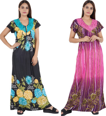 archi creation Women Nighty Set(Multicolor)