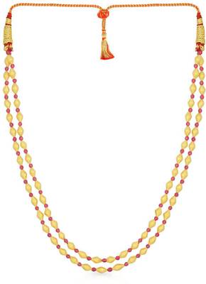 MALABAR GOLD & DIAMONDS NKNG018_Y_20 Matinee Yellow Gold Precious Necklace