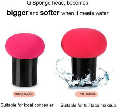 ShopCircuit MUSHROOM BEAUTY BLENDER MULTICOLOR PACK OF 2
