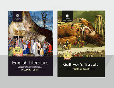English Literature By William J Long & Gulliver's Travels By Jonathan Swift(Paperback, William J Long, Jonathan Swift)