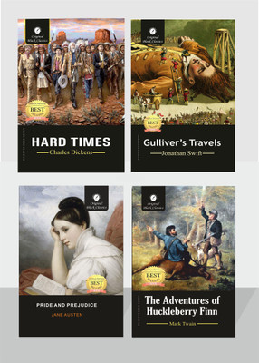 UPSC Civil Services Exams English Literature Optional Paper - Section B Of Paper 1 - Hard Times By Charles Dickens , Gulliver's Travels By Jonathan Swift , Pride And Prejudice By Jane Austen & The Adventure Of Huckleberry Finn By Mark Twain - Set Of 4 Books(Paperback, Charles Dickens, Jonathan Swift UPSC Civil Services Exams English Literature Optional Paper - Section B Of Paper 1 - Hard Times By Charles Dickens , Gulliver's Travels By Jonathan Swift , Pride And Prejudice By Jane Austen & The Adventure Of Huckleberry Finn By Mark Twain - Set Of 4 Books(Paperback, Charles Dickens, Jonathan Swift
