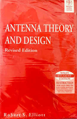 Antenna Theory And Design(Paperback, Robert S Elliott)