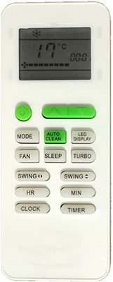 hybite VIDEOCON AC remote Compatible for  AC(Exactly Same Remote Will Work) Videocon Remote Controller(White)