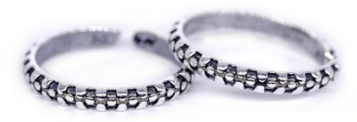 jsaj 2299 BAND TOERING Silver Silver Plated Toe Ring