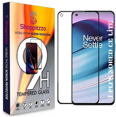 Shoppitzzo Edge To Edge Tempered Glass for OnePlus Nord CE 2 Lite/DuraGlass Tempered Glass/Full Screen Coverage-Edge to Edge/9H(Pack of 1)