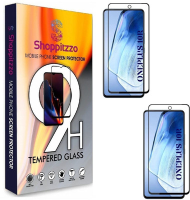 Shoppitzzo Edge To Edge Tempered Glass for OnePlus 10T,10R,Reno 8 Pro,realme GT Neo 3/NeoShield Tempered Glass/Full Screen Coverage-Edge to Edge/9H(Pack of 2)