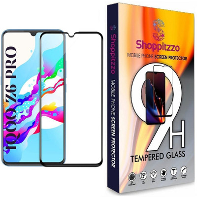 Shoppitzzo Edge To Edge Tempered Glass for IQOO Z6 Pro(Pack of 1)