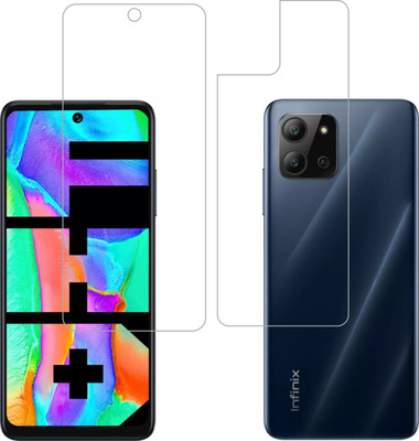 Vatsin Front and Back Screen Guard for Infinix Hot 11 2022(Pack of 2)