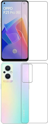 SHAKU Front and Back Screen Guard for OPPO F21 Pro 5G(Pack of 1)
