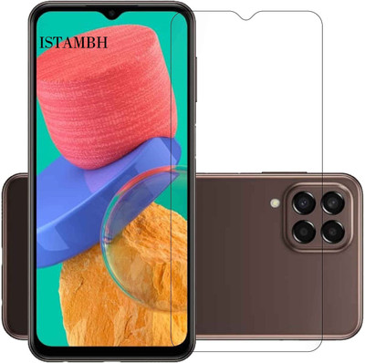 ISTAMBH Tempered Glass Guard for SAMSUNG GALAXY M33 5G FULL GLUE FULL SCREEN COVERAGE HD QUALITY ULTRA CLEAR ORIGINAL GORILLA GLASS SCREEN PROTECTOR FOR GALAXY M33 5G -TRANSPARENT (PACK OF 1)(Pack of 1)
