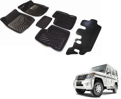 AUTYLE Plastic 3D Mat For  Mahindra Bolero(Black)