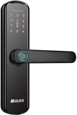 GOLENS Smart Digital Door Lock with Fingerprint, Manual Key Access Smart Door Lock