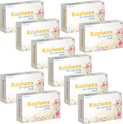wexcare Skin Whitening and Brightening Bathing Soap Combo Pack(10 x 75 g)