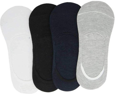 jeniry Men & Women Solid Ankle Length, Low Cut, Peds/Footie/No-Show(Pack of 4)