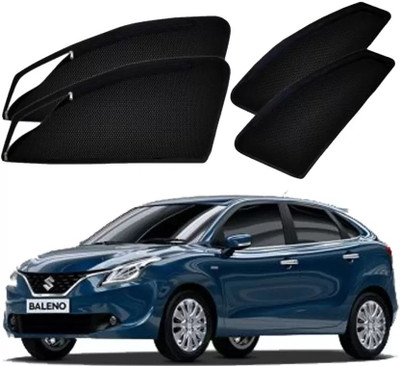 G ILIKA Rear Window, Side Window Sun Shade For Maruti Suzuki Baleno(Black)