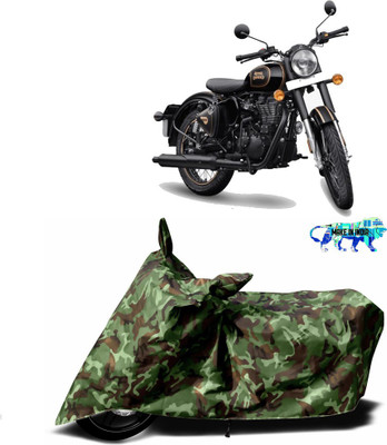 AUTOCAD Waterproof Two Wheeler Cover for Royal Enfield(Bullet 500, Multicolor)