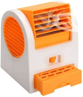 CANDYVILLA Mini Cooler Desktop Table Fan Small Water Air Conditioner Cooler(Multicolor)
