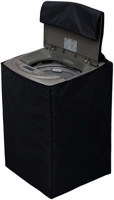 Groki Top Loading Washing Machine  Cover(Width: 60.9 cm, Black)