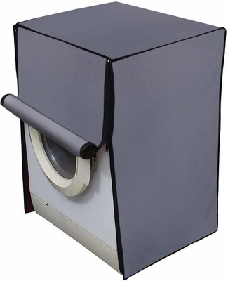 Groki Front Loading Washing Machine  Cover(Width: 60.9 cm, Grey)