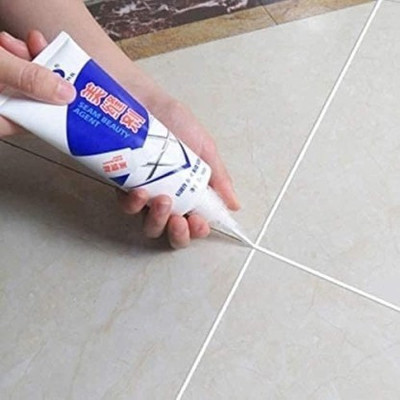 SIDDIVINAYAK CREATION Waterproof Tile Gap/Crack/Grout Filler Water Resistant Silicone Sealant_37 Crack Filler(180 ml)