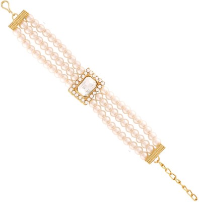 I Jewels Alloy Gold-plated Bracelet