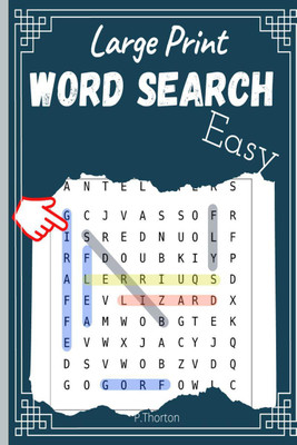 Word Search Large Print(English, Paperback, P. Thorton)