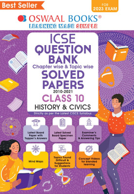Oswaal ICSE Question Bank Class 10 History and Civics Book (For 2023 Exam)(Paperback, Oswaal Editorial Board)