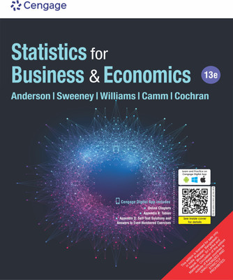 Statistics for Business & Economics(English, Paperback, Anderson David R.)