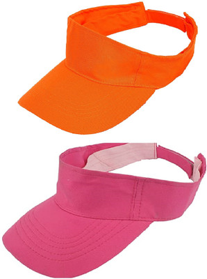 ZACHARIAS Solid Visor Cap Cap(Pack of 2)