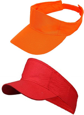 ZACHARIAS Solid Visor Cap Cap(Pack of 2)