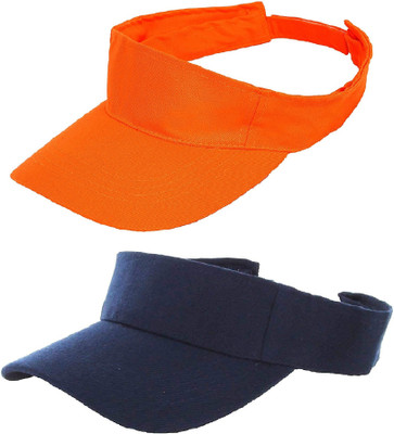 ZACHARIAS Solid Visor Cap Cap(Pack of 2)