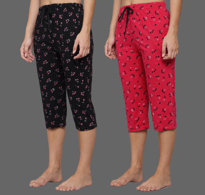 Fit N Fame Women Multicolor Capri