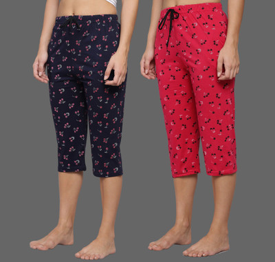 Fit N Fame Women Multicolor Capri