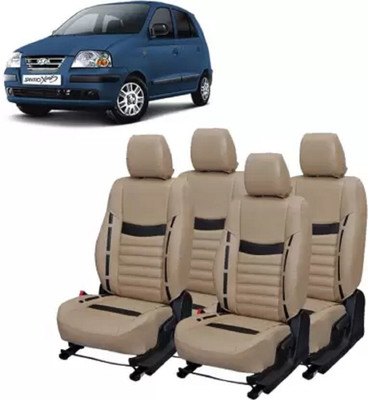 autodesign PU Leather Car Seat Cover For Hyundai Santro Xing(Front Detachable Headrest, Mono Back Seat, Without Back Seat Arm Rest, 5 Seater, 2 Back Seat Head Rests)
