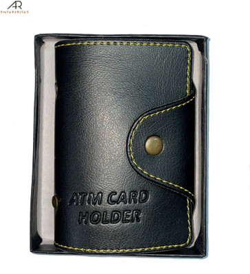 A R ENTERPRISES 15 Card Holder(Set of 1, Black)