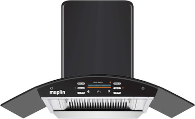 Maplin SS90-Voice Control Auto Clean Wall Mounted Black 1400 CMH Chimney