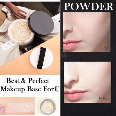 LILLYAMOR Oily Skin Control Matte Loose Powder Compact(Beige, 15 g)