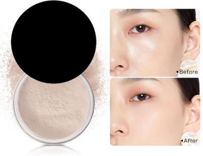 AMOSFIA Powder Loose Face Powder Translucent Smooth Setting Compact(BEIGE, 15 g)