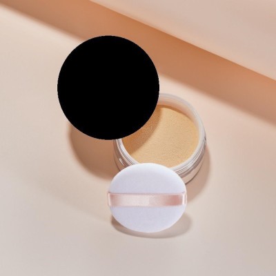 FELICECHIARA HD Loose Face Powder Translucent Smooth Setting Foundation Makeup Compact(Ivory, 15 g)