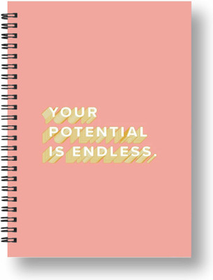 Papco Dot grid notebook journal A5 Diary DOT GRID 144 Pages(Peach)