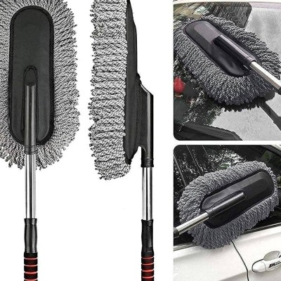 MAITRI ENTERPRISE Car Cleaning Brush Mop Adjustable Car Duster wet/dry duster M173 Wet and Dry Duster Set