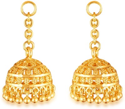 VIGHNAHARTA Traditional wear Gold Plated Removable Jhumki Latkan Earring for Women and Girl Alloy Earring Set