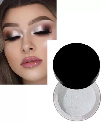 Emijun BEST SHIMMERY SHINY RADIANT GLOW WHITE POWDERY HIGHLIGHTER Highlighter(WHITE)