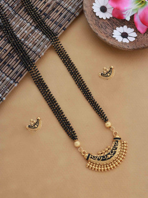Springal Alloy Gold-plated Gold Jewellery Set(Pack of 1)