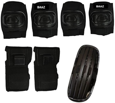 BAAZ Skating Protection Kit - Helmet + Elbow Guard + Knee Guard + Hand Guard Skating Kit