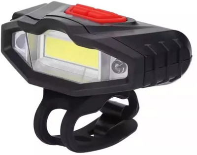 PEDFIT USB Rechargeable Super Bright COB Headlight | 45 Lumens 3 Mode Flash LED Front Light(Black)