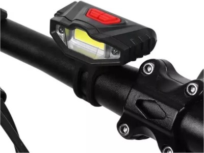 FASTPED Bicycle Super Bright Headlight | 45 Lumens 3 Mode Flash LED Front Light(Black)