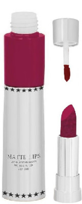 GFSU 2 IN 1 MATTE LIQUID CARYON LIPSTICK SMUDGE -PROOF LONG LASTING LIPSTICK(Dark Pink, 8 g)