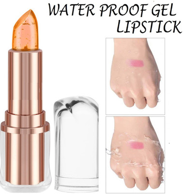 Latixmat COLOR CHANGE TO PINK GLOSSY LIPSTICK WATER PROOF(ORANGE, 3.6 g)